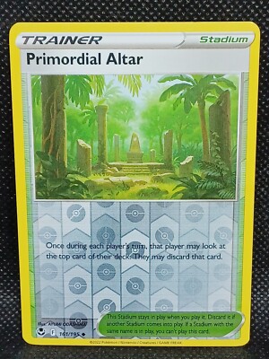 primordial altar pokemon card value 161/195, Silver Tempest 2022 The item may be similar but not exactly the same as the image (e.g Primordial Altar (161/195) Silver Tempest