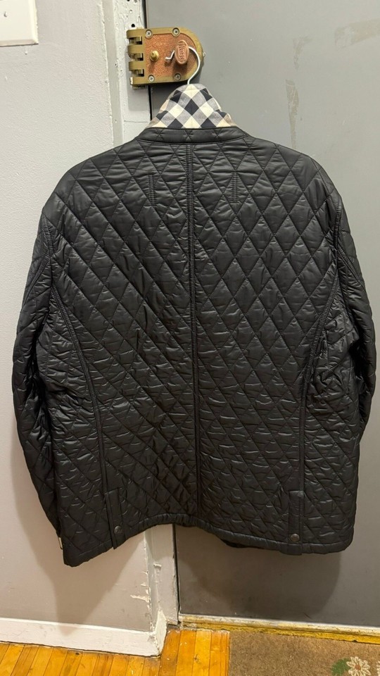 Burberry Brit Men’s Quilted Jacket Size XXL, worn 1 time eBay