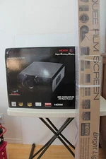 Marquee Digital Labs MD-1000LED-3D Home Theater Projector & Film Screen NEW S70