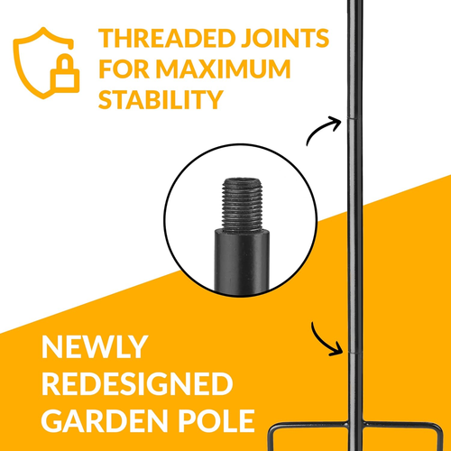 Elegant Pure Copper 13" Garden Bird Bath Stake for Your Outdoor Oasis - Afbeelding 3 van 8