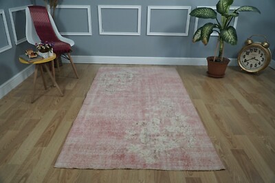 Boho Decor Rug, Pink Turkish Rug, Small Area Rug, Carpet, 3.67x6.79 ft. H-2340