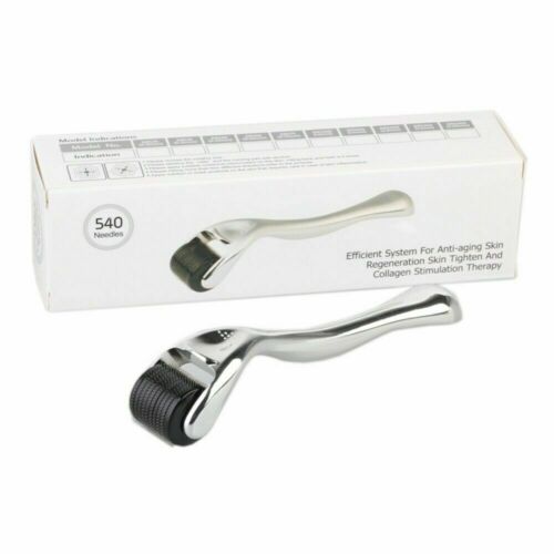 540 Stainless Steel Micro Derma Roller For Acne Scars Wrinkles,Beard, Hair Loss - Picture 1 of 12