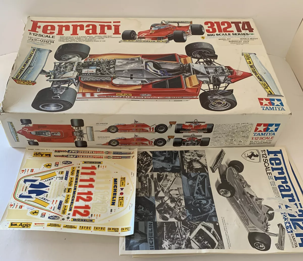 Tamiya 1:12 Ferrari 312T4 Plastic Model Kit