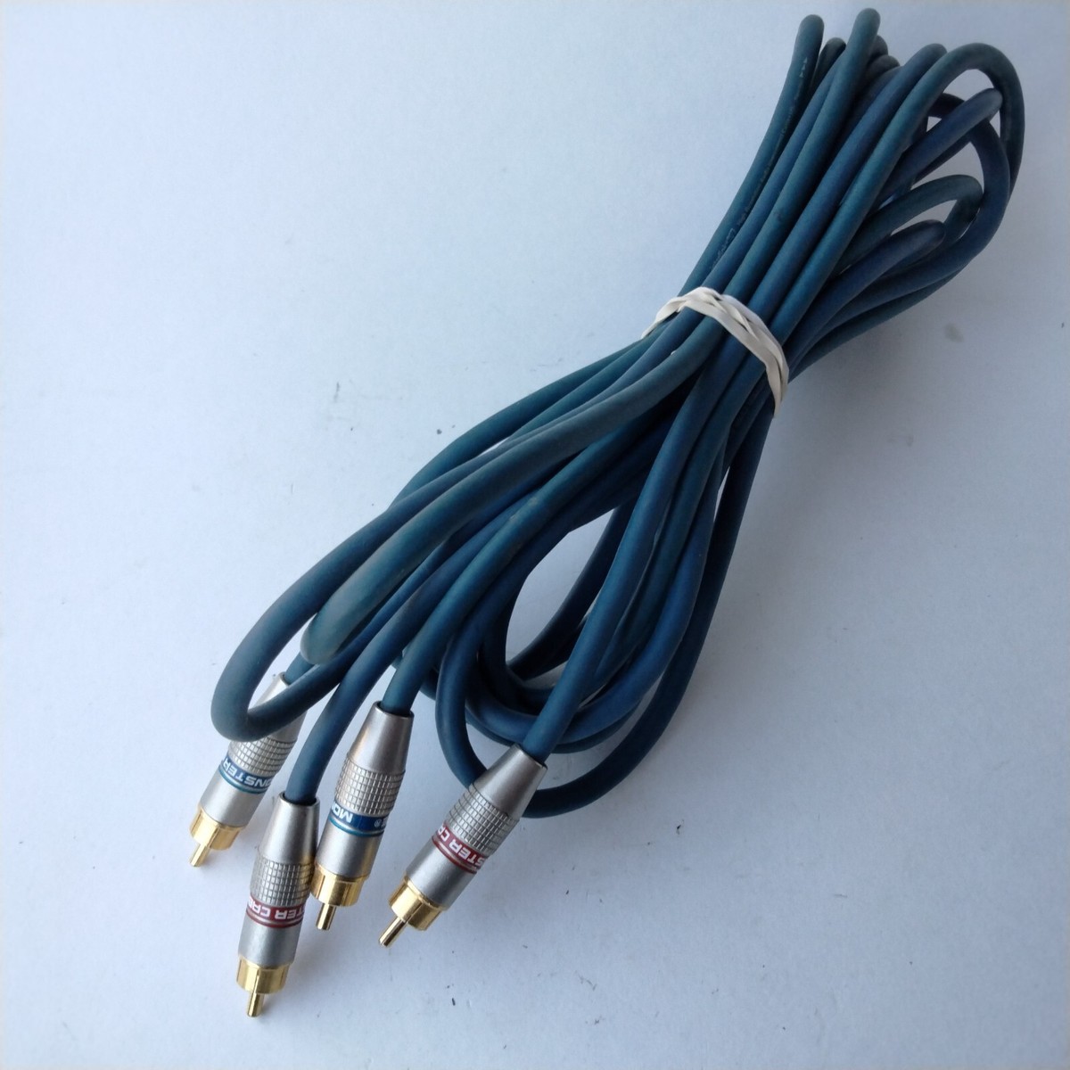 ■新品！MONSTER THX RCAケーブル 4M Lucas Film THX Monster Cable - 4' - three cables - red, blue