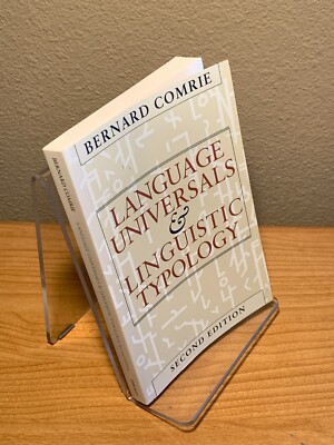 Language Universals and Linguistic Typology by Bernard Comrie (2nd Edition 1989)