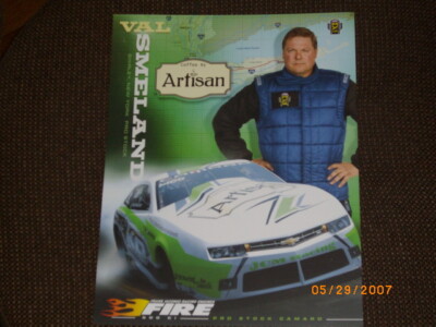 2019 VAL SMELAND ARTISAN COFFEE CO. PRO STOCK NHRA POSTCARD