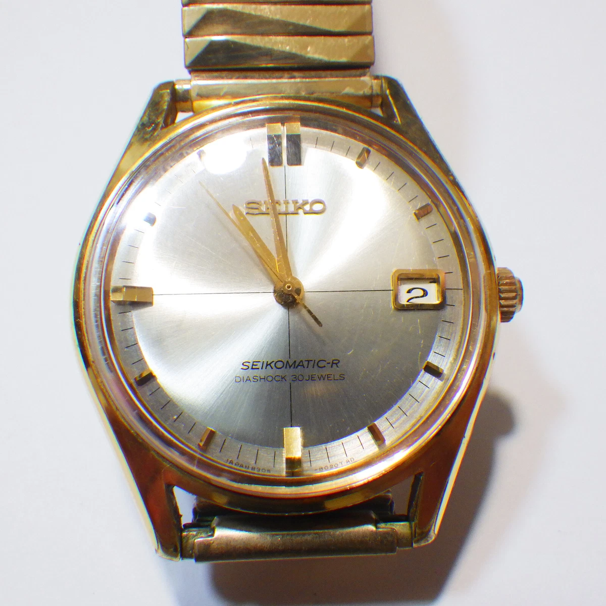 Seikomatic diashock 2025 30 jewels