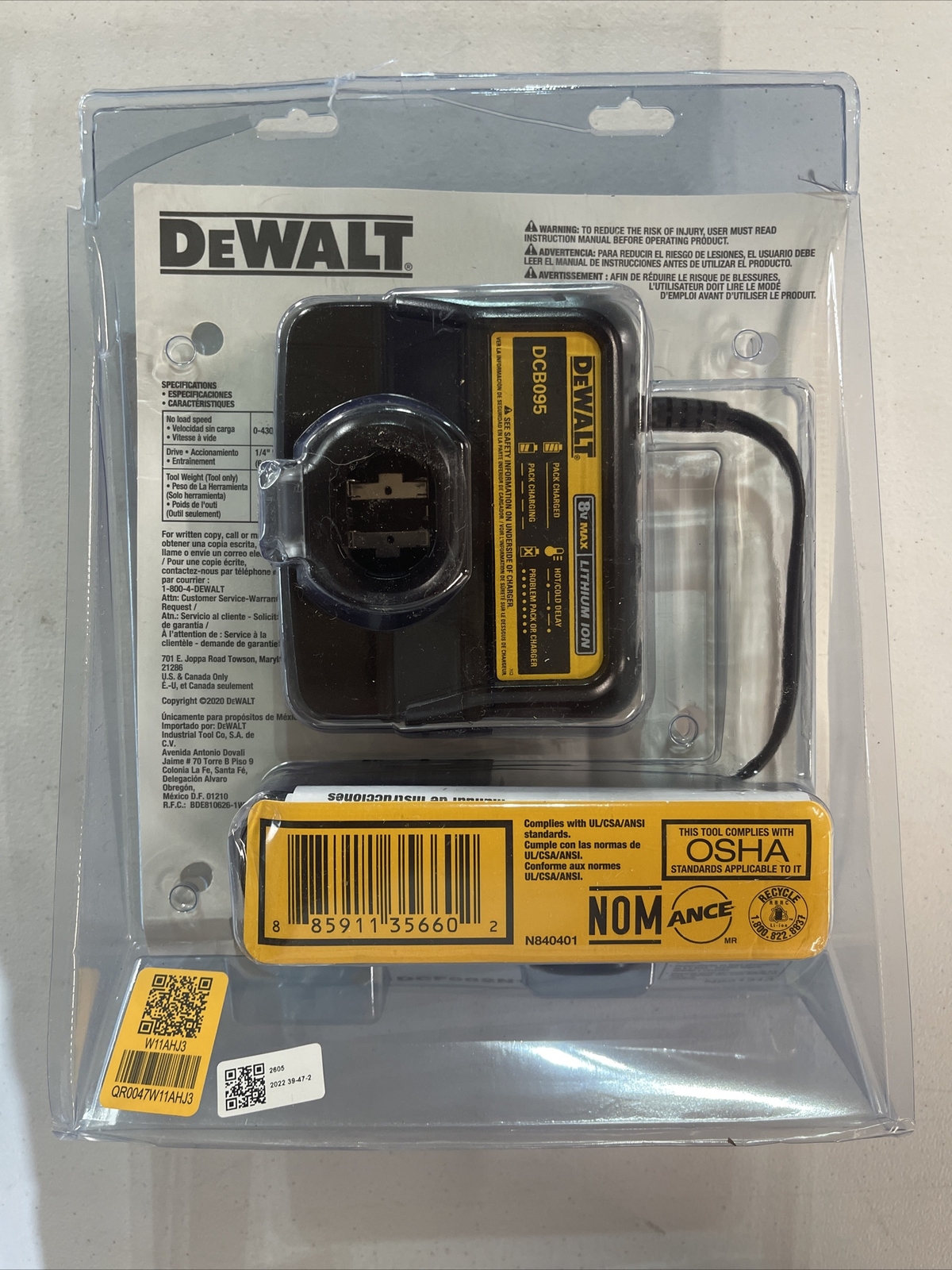 NEW OB DEWALT DCF682 8V Max Gyroscopic Inline Screwdriver w/ Battery And Charger