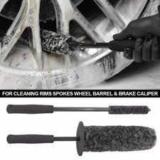 Car Wheels Brush With Non-Slip Handle For Cleaning Rims Spokes Wheel Barrel