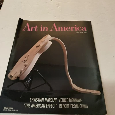 Art in America, CHRISTIAN MARCLAY, Hilla Rebay, America Exhibit, Venice Biennale - Image 1 of 4