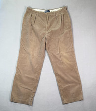 Vintage Polo Ralph Lauren Pants Mens 38x30 Khaki Corduroy Andrew Pant 90s