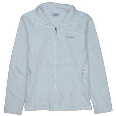 Columbia Damen Fleecejacke weiß Full Zip Größe L