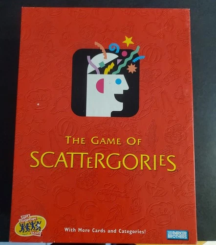 Vintage Scattergories 2003 Parker Brothers Complete Unplayed Sealed Pieces