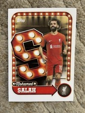 Topps 2025 Mohamed Salah #27 Liverpool Premier League Soccer Trading Card