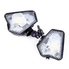 White LED Side View Under Mirror Puddle Lights Fit for Benz W212 W221 W218 W156