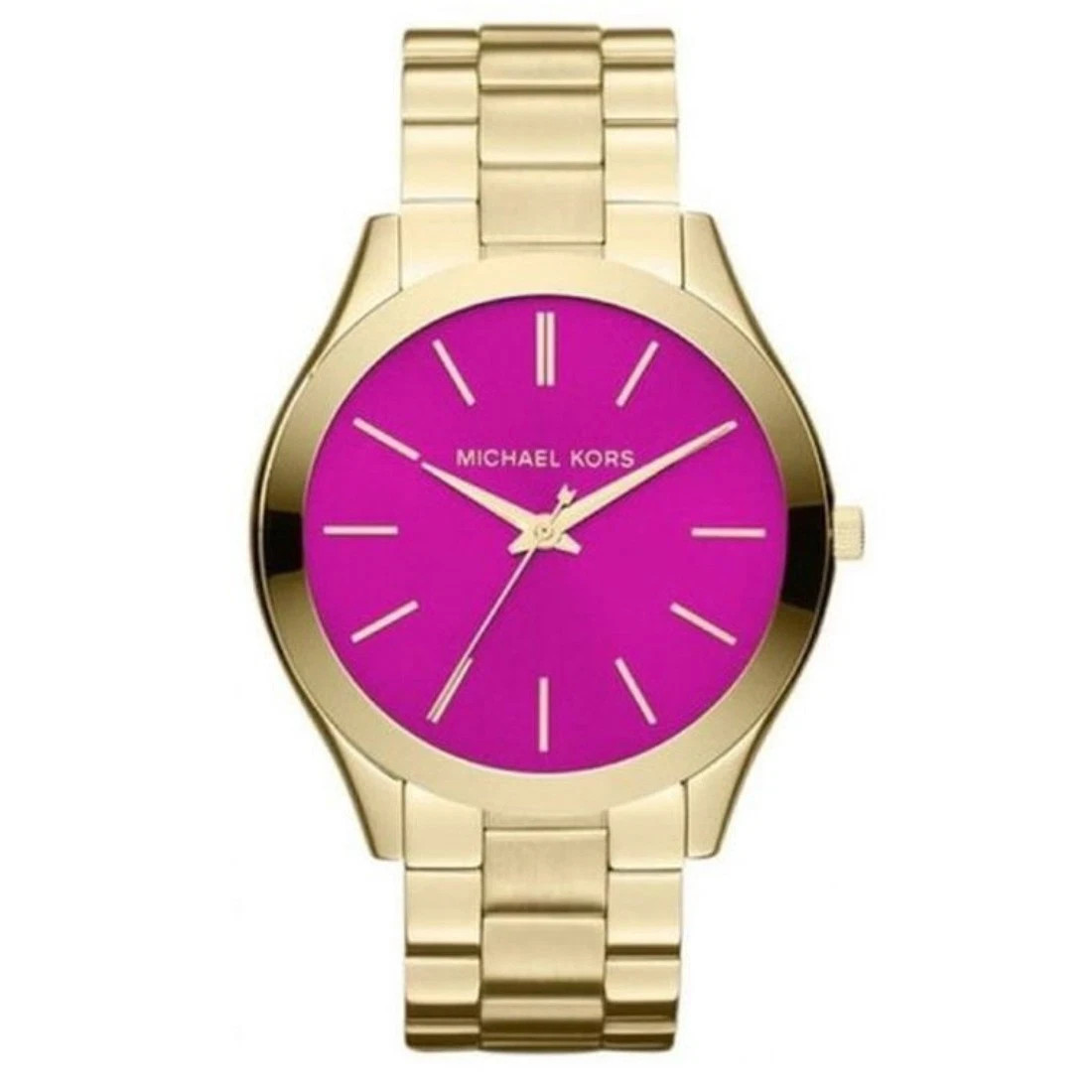 Michael Kors Slim Runway MK3264 Women Analog Pink Dial Quartz