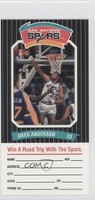 1988-89 Diamond Shamrock San Antonio Spurs Greg Anderson 1b8