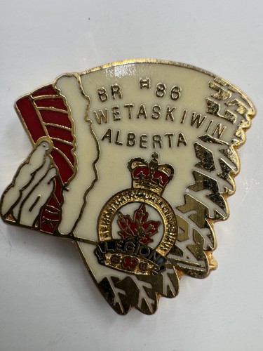 Vintage BR Wetaskiwin Alberta Canada #86 Lapel Pin