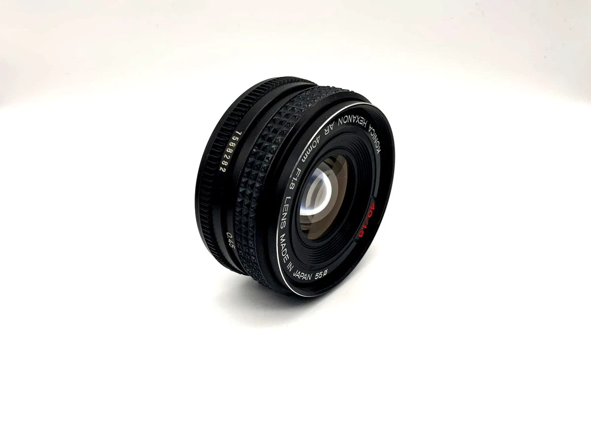 Objectif Konica Hexanon AR 40mm F1.8 – Manuel – Grand Angle