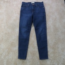Madewell 10" High Rise skinny Jeans Women's 30 stretch Blue denim