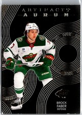 2024/25 Upper Deck Artifacts Hockey Brock Faber Aurum A-BF Minnesota Wild