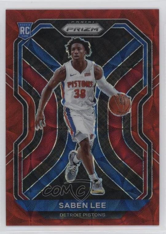 2020-21 Panini Prizm Choice Red Prizm 54/88 Saben Lee #261 Rookie RC 0ud4