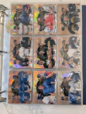 1996 Pinnacle Select Baseball Complete set of 200+Team Nucleus set of 28