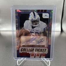 2021 Panini Contenders Draft Ticket Autographs Malcolm Koonce Cracked Ice /23 