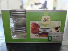 Frascos Ball Collection Elite Design Series boca ancha media pinta (8 oz) 4pk ¡Nuevo!