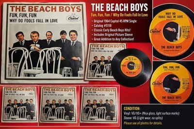 The Beach Boys, Fun Fun Fun / Why do Fools Fall in Love, 1964 Capitol 5118 Surf