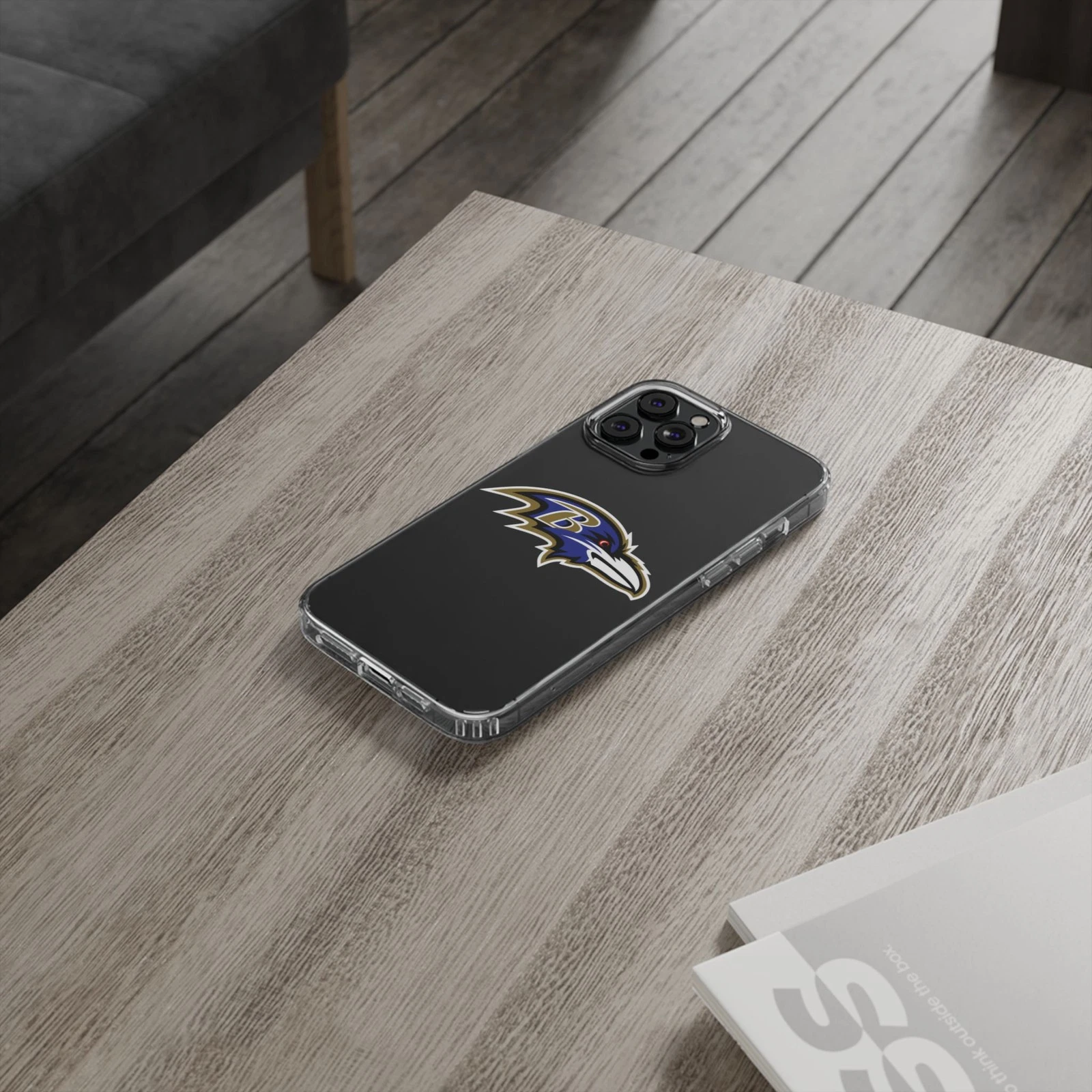 Baltimore Ravens Clear Phone Case for iPhone