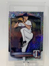 2025 Bowman Draft Chrome Josh Owens MOJO REFRACTOR #BDC-119 1ST