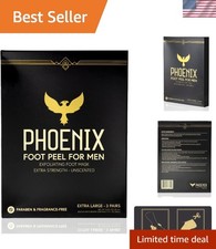 Extra Strength Exfoliating Gel for Men's Dry Feet - Unscented  Paraben Free