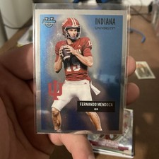 Topps 2025 Bowman University Chrome Fernando Mendoza #55AV-19 Indiana Hoosiers