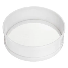 Stainless Steel Flour Sifter, 6Inch 50 Mesh Round Sieve Fine Mesh, White