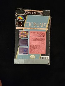 Pictionary NES Nintendo Complete w/ Manual CIB Tested