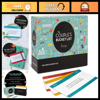 Couples Bucket List Card Games for Game Night - 100 Date Night Ideas, Fun & Roma