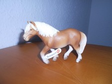 Schleich 13606 -  Haflinger Stute - Pferde /  Pony Top Zustand mit Fähnchen (4)