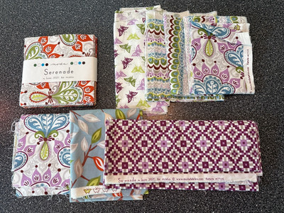 Serenade by Kate Spain for Moda - Charm Pack, Half Yard, FQ Scrap Lot RARE OOP