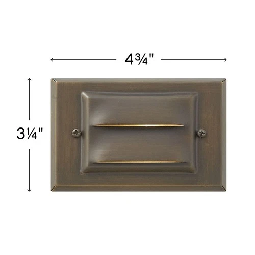 Hinkley Lighting 1546-LL 12v 1.5w 2.5VA  5"W Outdoor Horizontal - Bronze - Picture 2 of 7