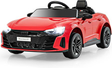 12V Kids Ride on Car, Licensed Audi RS E-Tron GT Electric Vehicle with Remote Co