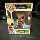 Funko Pop! The Simpsons Krusty Doll (Funko Exclusive) #1381 With Protector