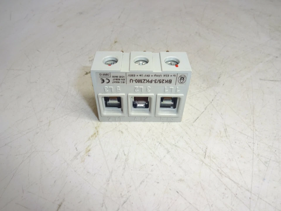 Bloque de terminales de cableado Moeller Bk25/3-pkzm0-u Foto 2 de 4