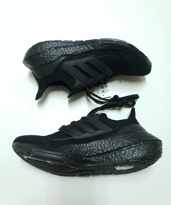 Adidas Ultraboost 21 Triple Black Running Shoes Sneakers  display picture 3