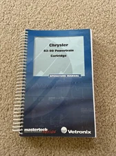 1983-1999 Vetronix Tech 1 Tech 1A Mastertech Chrysler Powertrain Cart Manual