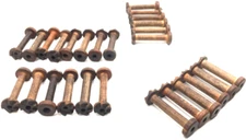 Antique Vintage Wood Wooden Spool, LOT of 26, Sewing Textile Mill, 4 in High