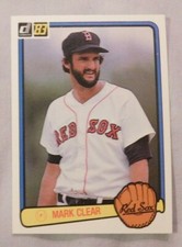 1983 Donruss Boston Red Sox Baseball Card Pick one