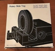 Rotary Slide Tray For 100 2x2 Slides Made in USA by Photoco In Box