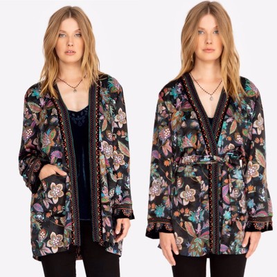 embroidered smoking jacket