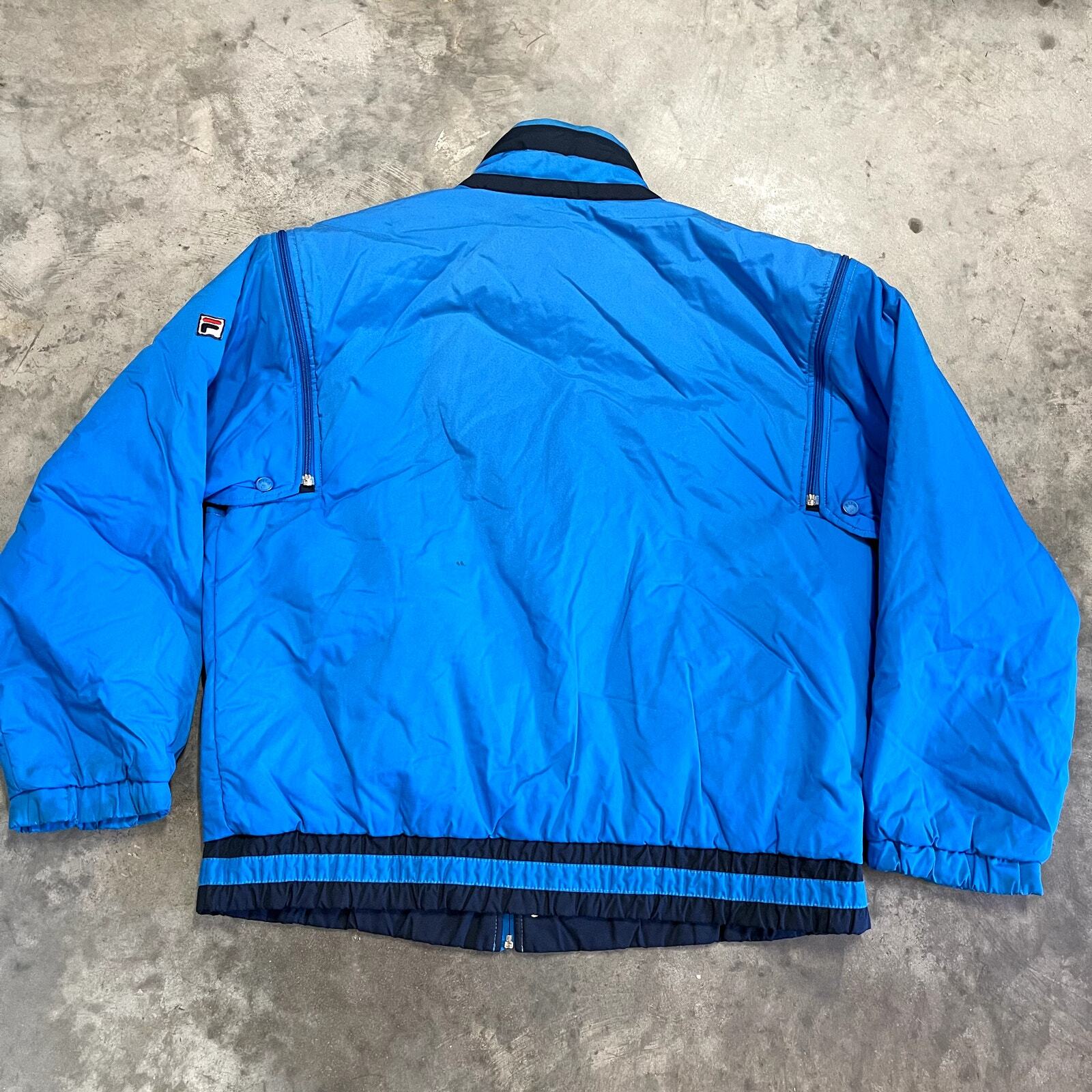 Giacca vintage Fila maniche rimovibili